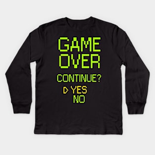 Game over Kids Long Sleeve T-Shirt